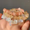 Натуральные аметисты каменная чакра браслет настоящие цитрины Lapis opal pink Quartz Chipped гравийные гравий