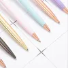 50шт/лот милый Crown Metal Ballpoint Ren Pen Ring Wedding Office Office Gift Roller Ball Pens Free Custom Logo Business