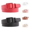 Belts 2023 Women's Cute Black Red White Wide Leather Waist Belt Female Decorative Strap For Women Jeans Dress