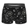 Underpants Black Bandana Pattern Underwear Men Sexy Printed Custom Paisley Style Boxer Shorts Panties