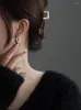 Hoop örhängen modell 2003 textur öronspänne för kvinnor flicka koreanska mode vintage smycken vän gåva fest