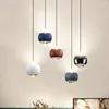 Lampy wiszące nordyc nowoczesne oprawy żyrandola LED Decor Light Ball Absaż w sypialnia jadalnia wisząca lampka Restauracja