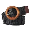Belts Bohemian-Style Women Belt For Dress Pin Buckle Waist Handwoven Round Elastic Lady Clothing Accessories R7RF