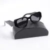 Designer-Sonnenbrille mit kleinem Rahmen für Damen und Herren, Anti-Ultraviolett, Retro-Platte, quadratisch, Vollrahmen, Weiß, Schwarz, Leopardenmuster, Brillen, Luxusmarken-Brillen, Lunettes