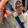 Relógio ultrafino da série Dumont, relógio feminino intelectual, caixa de aço 316L, espelho de cristal de safira, pulseira de couro de bezerro, tamanho largura 28 mm comprimento 38 mm espessura: 7 mm