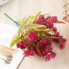 Decorative Flowers 1pc Money Chrysanthemum Plastic Artificial Flower Home Table Ornaments Wedding Party Background Wall Decoration Plants