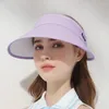 Casquettes de cyclisme été large bord pare-soleil chapeau réglable Protection UV Golf haut vide pour femmes et hommes vêtements de Sport