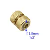 Watering Equipments Brass 5/8" 1/2" 3/4" Hose Repair Quick Connector Lengthen Extend Pipe Copper With Lock Nut Car Wash Water