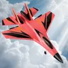 ElectricRC Vliegtuigen JIKEFUN Schuim RC Jet Vliegtuigen SU30 Vliegtuig 2.4G Radio Control Zweefvliegtuig Afstandsbediening Vechter Zweefvliegtuig Jongens Speelgoed voor Kinderen 230609