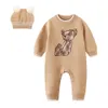 Pagliaccetto per bebè Designer Brand Lettera Costume Tuta Abbigliamento Tuta Tuta per bambini per neonati Pagliaccetti per abiti Tuta