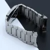 22mm fast rostfritt stålklocka för Tudor Black Bay 79230 79730 Heritage Chrono Watch Strap Wrist Armband på No Rivet H0915261I