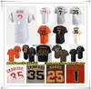 Baseballtrikot Matt Chapman Thairo Estrada LaMonte Wade Jr Michael Conforto Mike Yastrzemski Brandon Crawford Logan Webb Mays Bonds Buster Posey Tim Lincecum LEE