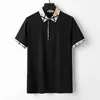 mens polo shirt designer polos pour homme mode casual haute qualité 100% coton respirant infroissable mince vêtements commerciaux rue revers vêtements à manches courtes