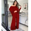 Femmes deux pièces pantalons survêtements pour femmes à manches longues automne vêtements lâche ensemble jambe large 2 pièces ensembles tenues en gros