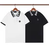 3 Camisetas Masculinas POLO de grife Moda Bordadas Designers Camisetas Decote em V Algodão Homens de rua Camisetas casuais de luxo Roupas de casal casuais Tamanho asiático #PL01