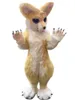 2023 nuevo Fur Husky Fox Mascot Costume Walking Christmas Halloween Suit Party Gran evento Suit Party Halloween Dress Adult Size Costume