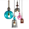 Lámparas colgantes Vintage Led Nordic Crystal Lamp Chandelier Techo Home Deco Light Decoración marroquí Iluminación