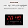 Orologi da parete LED Calendario perpetuo Orologio elettronico Orologio digitale Allarme temperatura Tavolo Soggiorno Decorazione