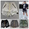 メンズショーツRhude Limited Summer Summer Swim Short neghthing Hip Hop High Street Sports Beach Pants Elastic Waist Mesh Sweatpants D90X