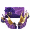 Dress Shoes Doershow Fashion Italian With Matching Bags African Women And Set For Prom Party Summer HSD1-13