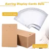 Smyckespåsar F19D örhänge Holder Card Packaging Display DIY Supply 50/100/200