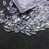 Pierres précieuses en vrac Pierres précieuses naturelles Couleur propre Pas de fissure Vente Prix de gros de luxe Fabrication de bijoux Pierres Marquise Coupe Topaze blanche