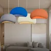 Candeeiros pendentes Nordic Creative Color Wabi-sabi Wind Led Lights Lustres Living Room Dining Home Decor Bedroom Loft Hanging Light Lustres