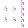 Bandana's 9 stuks Flamingo Hoofdband Decor Kinderen Plaats Meisjes Kleding Prestaties Rekwisieten Festival Accessoires Satijn Miss Zomeroutfits