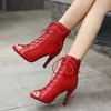 Sandals 2023 Noble High-quality Spring And Summer Women's Fashion Sexy High Heels Open-toe Jazz Dance Shoes