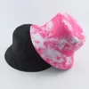 Bérets Seau Chapeaux Pour Femmes Hommes D'été Pêcheur Chapeau Réversible Soleil Protection De Pêche Caps Coloré Graffiti Tie Dye Bob Hip Hop Cap