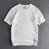 Męskie koszulki amerykańska t-shirt męski gog ciężki bawełniany katak krótki rękaw męski okrągła szyja letnia koszulka dna koszulka solidna 230609