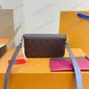 Stylisheendibags Designer Bag axelväskor Plånbok Messenger Women Purse Chain Bagswholesal med mönsterblommor bokstäver rutnät tre i en