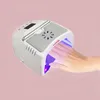 Suszarki paznokci ibeve podwójna lekka lampa paznokciowa UV 72W Pro Cure Sun UV Suszarka Suszarka Bezprzewodowa lampa paznokciowa do salonu LAMPE Ultraviolet LED Ongle 230609