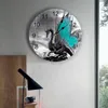 Väggklockor Magic Western Dragon Retro Clock Home Decor Silent Modern Design Living Room Digital