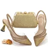 Zapatos de vestir Doershow Conjunto de moda y bolsos a juego Bombas de fiesta de Italia ¡Bolsa de zapatos a juego italiana para zapatos! HSD1-3