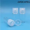 100 pcs 10 ml transparent plastic bottles Perforated clam perfume liquid water bottle pack container wholesale good qty Fxlom