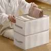 Storage Bags Minimalist Wardrobe Box Foldable Clothing Pants Drawer Style Split