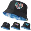 Berets Reversible Fisherman Caps Women Ricard Bucket Hats Men Fishing Hat Bob Femme Gorro Panama Hawaii Beach Series