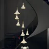 Lampy wiszące sypialnia sypialnia nocna do jadalni Dekoracja salonu LED Restauracja żyrandol Nowoczesne kreatywne oświetlenie wiszące