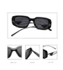 Modedesigner Cat Eye Solglasögon, smal rammetallfäste, fashionabla män och kvinnor med solglasögon