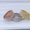 Passera diamanttestare D Färg VVS -klass Princess Cut Moissanite Rings Men Gems 10K 14K Solid Gold Ring