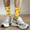 Chaussettes pour hommes hiver chaud mode femmes hommes géométrique poulet ferme respirant basket-ball