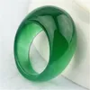 Cluster Rings Selling Natural Hand-carve Agate And Chalcedony Ornaments Dual Purpose Ring Fashion Jewelry Men Women Luck Gifts Amulet