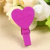 12pcs Cute Colored Wooden Long Tail Clip Mini Note File Convenience Post Po Folder Office School Supplies