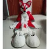 halloween Husky Dog Fox Mascot Costume Top Cartoon Anime personagem tema Carnaval Unissex Adultos Tamanho Festa de Aniversário de Natal Outfit Outfit Terno