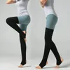 Leggings femininas 29,5 pol. Meias casuais de malha para yoga na coxa, para balé latino, leggings mais quentes para as pernas, de lã, femininas 230609