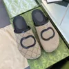 2023 Sandalen voor Dames Heren In elkaar grijpende Platform Slip op Sandaal Uitgesneden Rubber Designer Slides Blondie Slippers Thong Sliders Strandschoenen