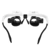 Lente d'ingrandimento per occhiali da testa, utilizzata per i produttori di orologi con lente d'ingrandimento in vetro ottico per gioielli a LED