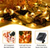 Garden Decorations Solar String Light 20 LED Cute Bee Outdoor Wedding Home Patio Party Christmas Tree Honeybee Starry Fairy Decor Lamp 230609