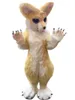 2023 nuevo Fur Husky Fox Mascot Costume Walking Christmas Halloween Suit Party Gran evento Suit Party Halloween Dress Adult Size Costume